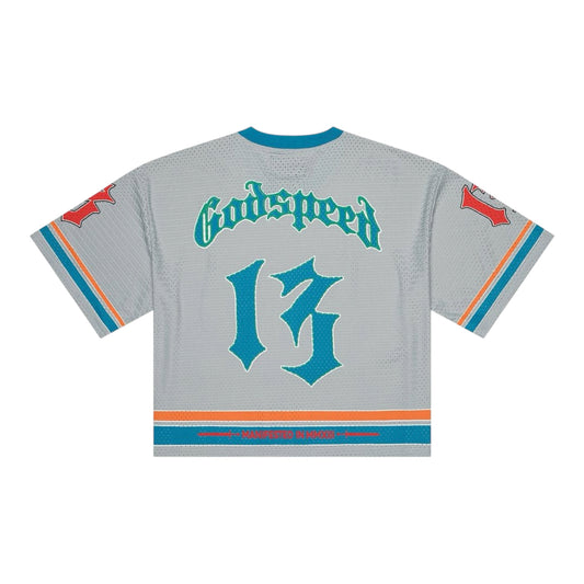 Godspeed First Down Jersey Grey