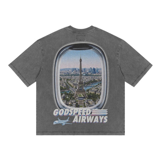 Godspeed Air Paris Pocket Tee