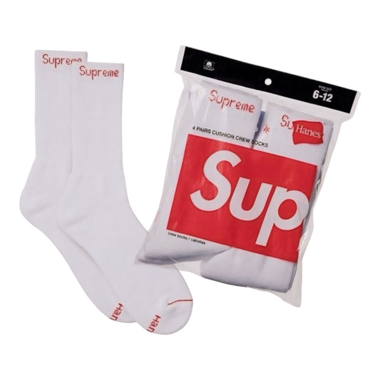 Supreme White Socks