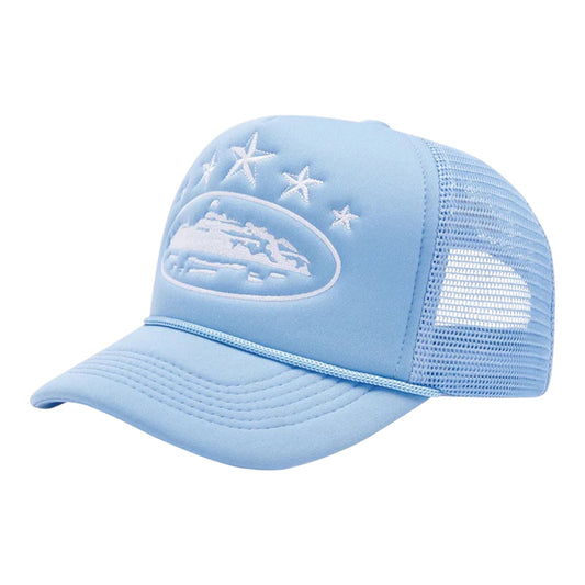 Corteiz 5 Starz Alcatraz trucker "Baby Blue"