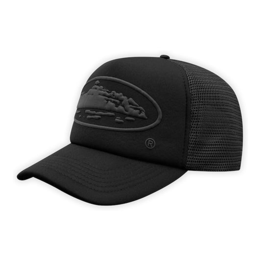 Corteiz Island Logo Cap Black