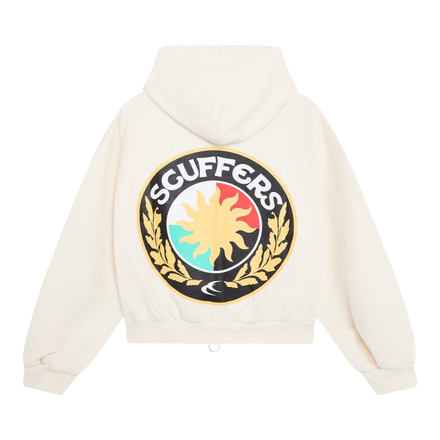 Scuffers Champ Ecru Zipped Hoodie