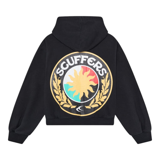 Scuffers Champ Black Zipped Hoodie