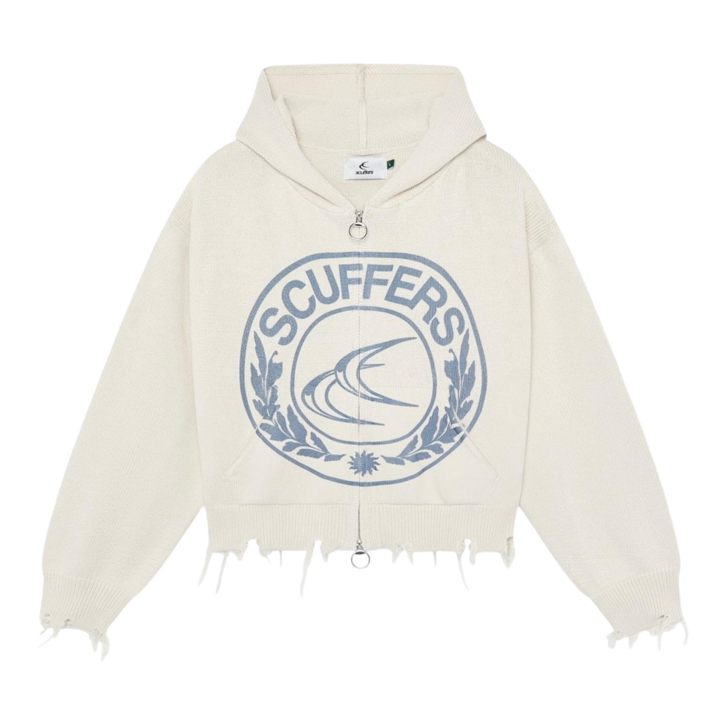 Scuffers CLG Ecru Knit Zipper