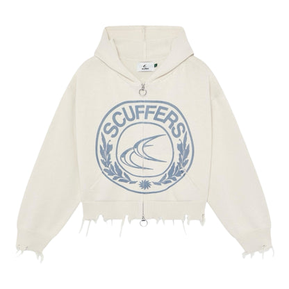 Scuffers CLG Ecru Knit Zipper