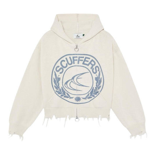 Scuffers CLG Ecru Knit Zipper