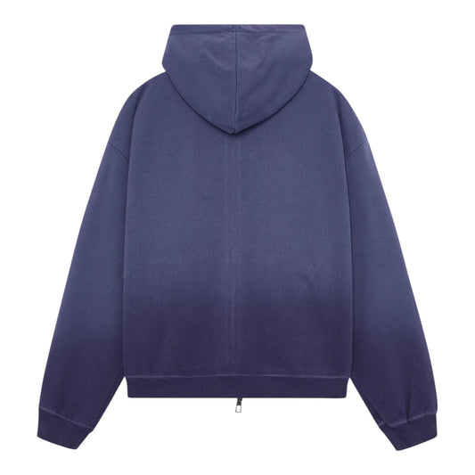 EMESTUDIOS Dusk Blue Ribbon Zip Hoodie