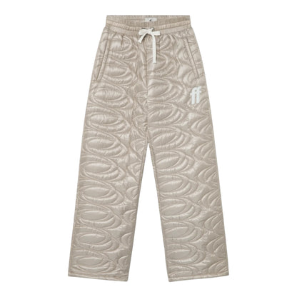 Champagne Quilted Grey Pants
