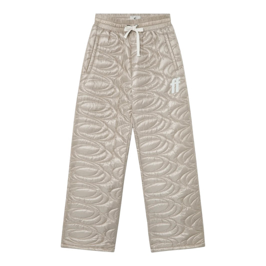 Champagne Quilted Grey Pants