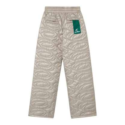 Champagne Quilted Grey Pants