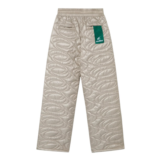 Champagne Quilted Grey Pants