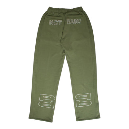Perspective Unbasic Greenish Sweat Pants