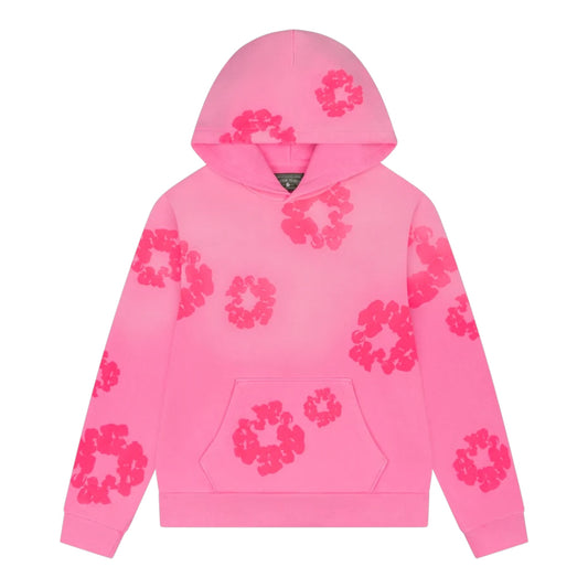 Denim Tears Mono Cotton Wreath Pink Hoodie