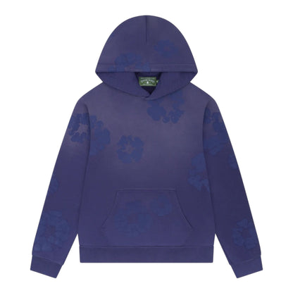 Denim Tears Mono Cotton Wreath Washed Blue Hoodie