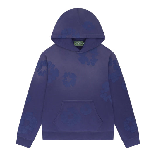 Denim Tears Mono Cotton Wreath Washed Blue Hoodie