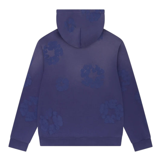 Denim Tears Mono Cotton Wreath Washed Blue Hoodie