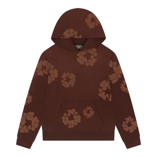 Denim Tears Mono Cotton Wreath Brown Hoodie