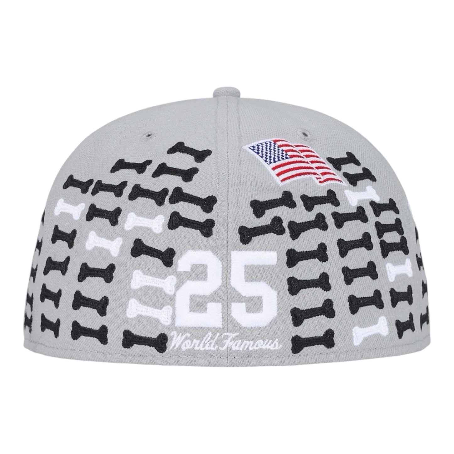 Supreme Bones Box Logo New Era Gray Cap