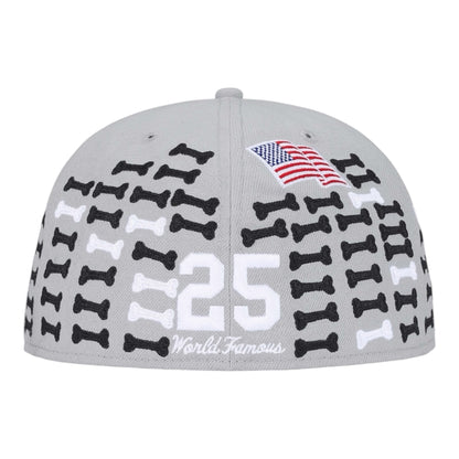 Supreme Bones Box Logo New Era Gray Cap