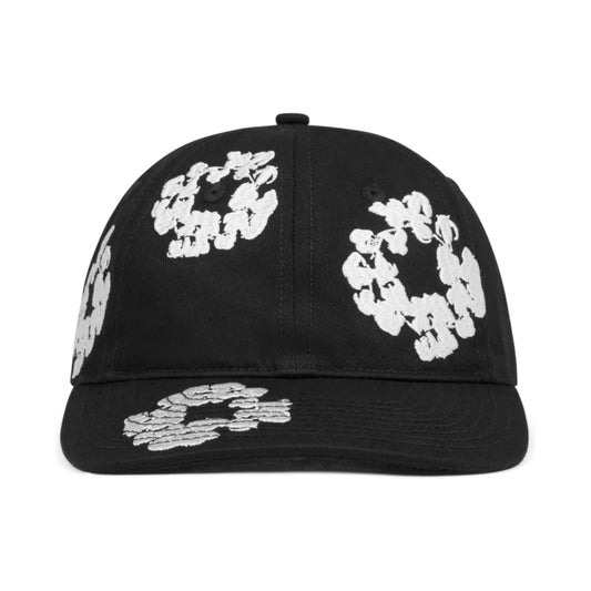 Denim Tears Cotton wreath Black Cap