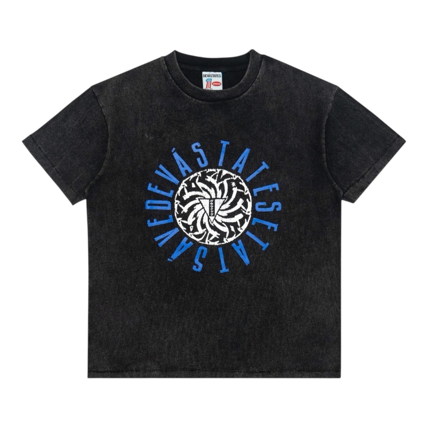 DEVÁSTATES Washed Black Buzzsaw T-shirt