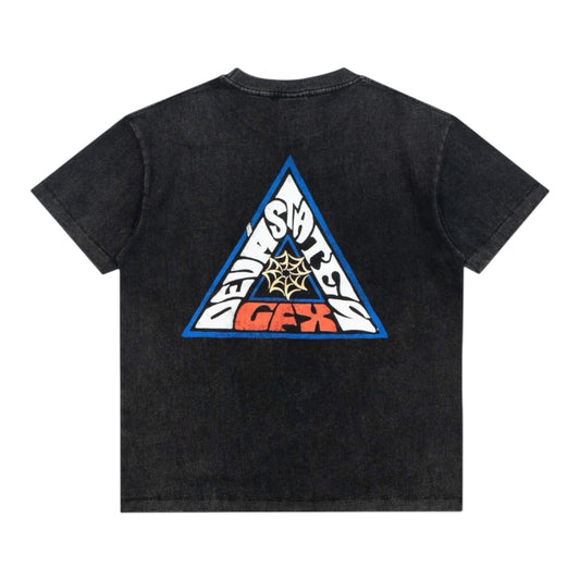 DEVÁSTATES Washed Black Buzzsaw T-shirt
