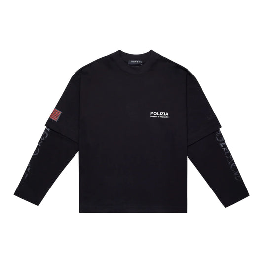 Sinners Polizia Black Double Sleeve