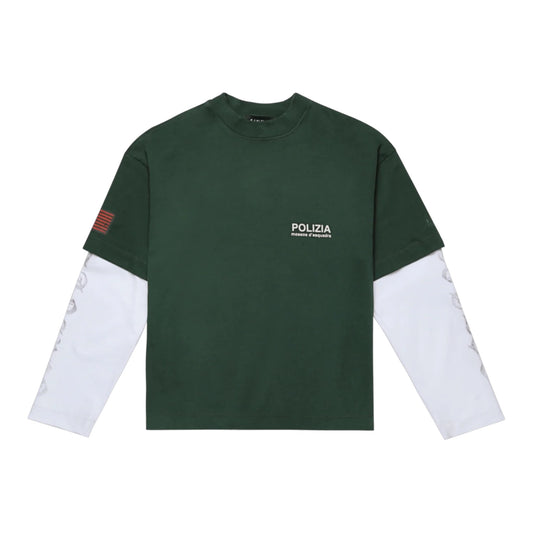Sinners Polizia Green Double Sleeve