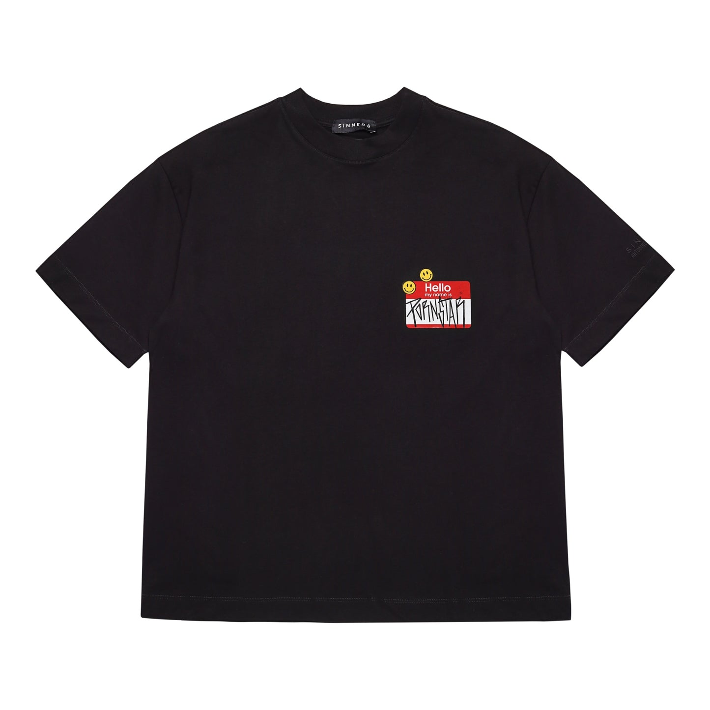 Sinners Pornstar Black T-shirt