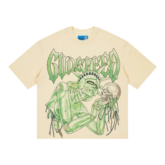 Godspeed Freedoms Protocol Bone Tee