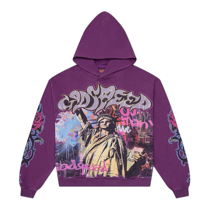Godspeed Vandal Purple Hoodie
