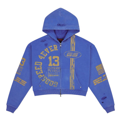 Roadster Zip Hoodie Blue