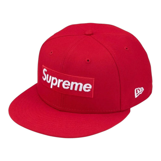 Supreme Rings Box Logo New Era Red Cap