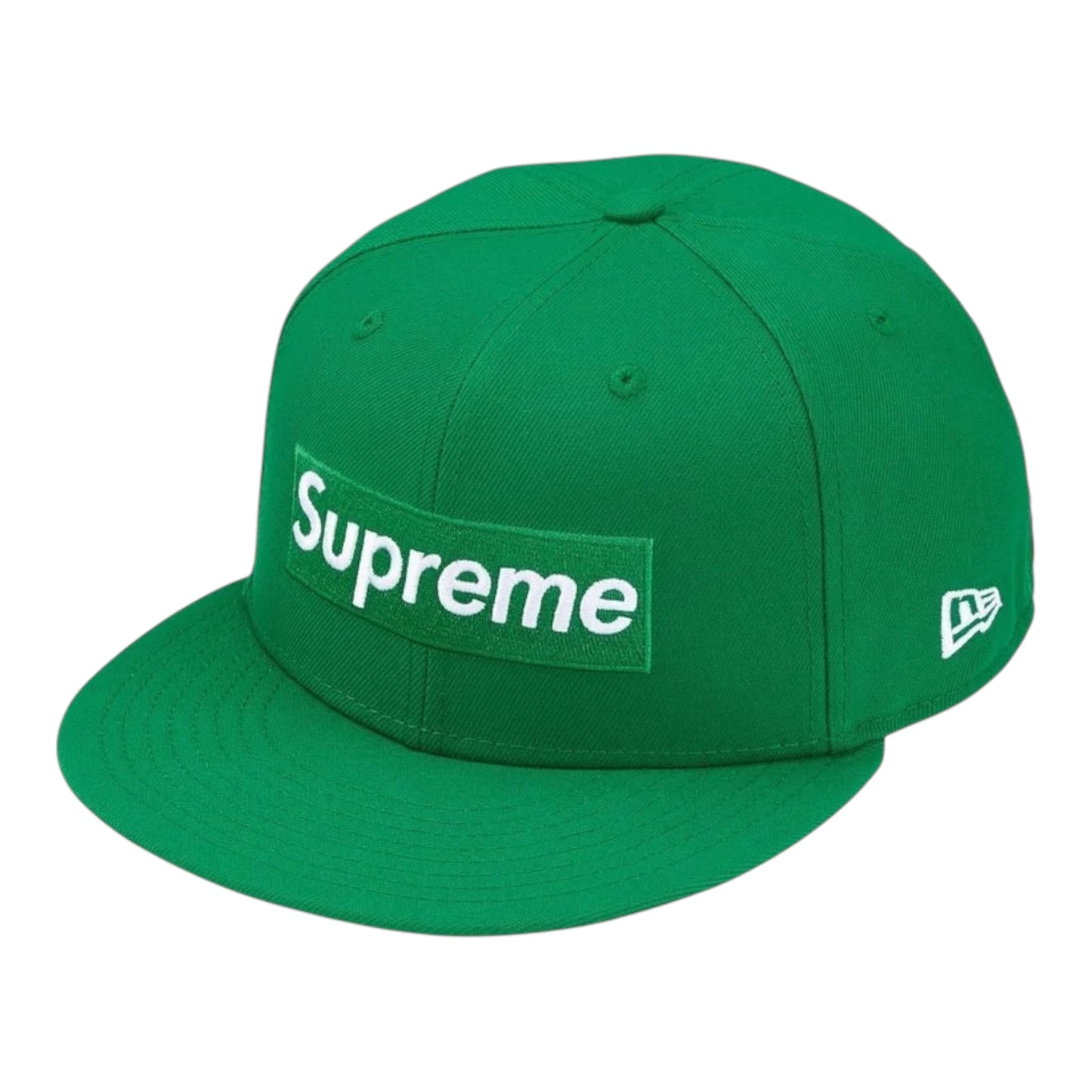 Supreme Rings Box Logo New Era Green Cap