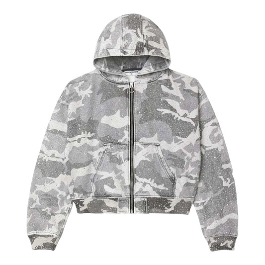 WINTER CRYSTAL CAMO ZIP