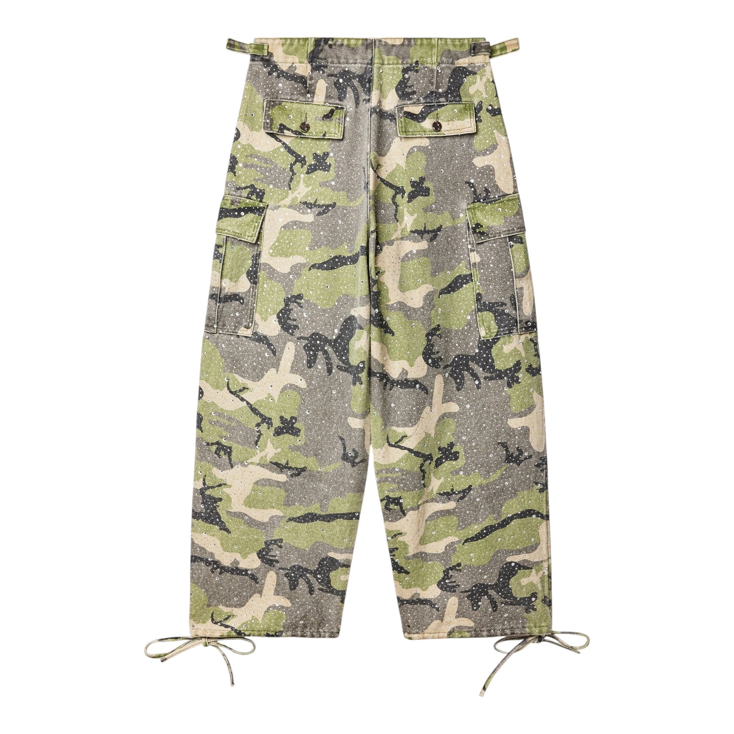 Vale Forever Crystal Camo Pant  Green