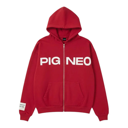 PIGNEO RED ZIPPER