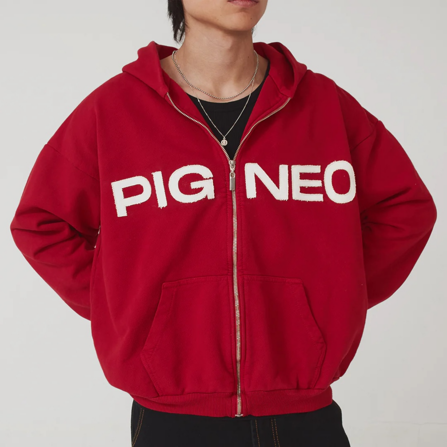 PIGNEO RED ZIPPER