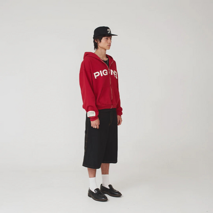 PIGNEO RED ZIPPER