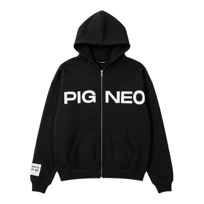PIGNEO BLACK ZIPPER