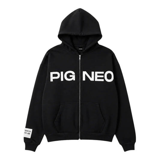 PIGNEO BLACK ZIPPER