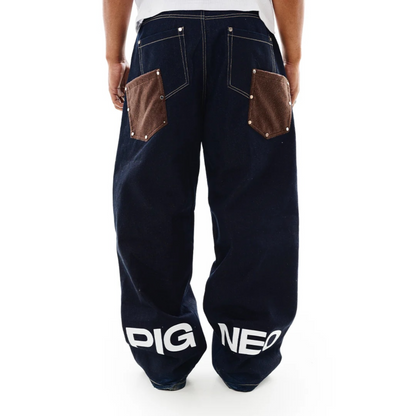 PIGNEO Wester Pant Raw Denim