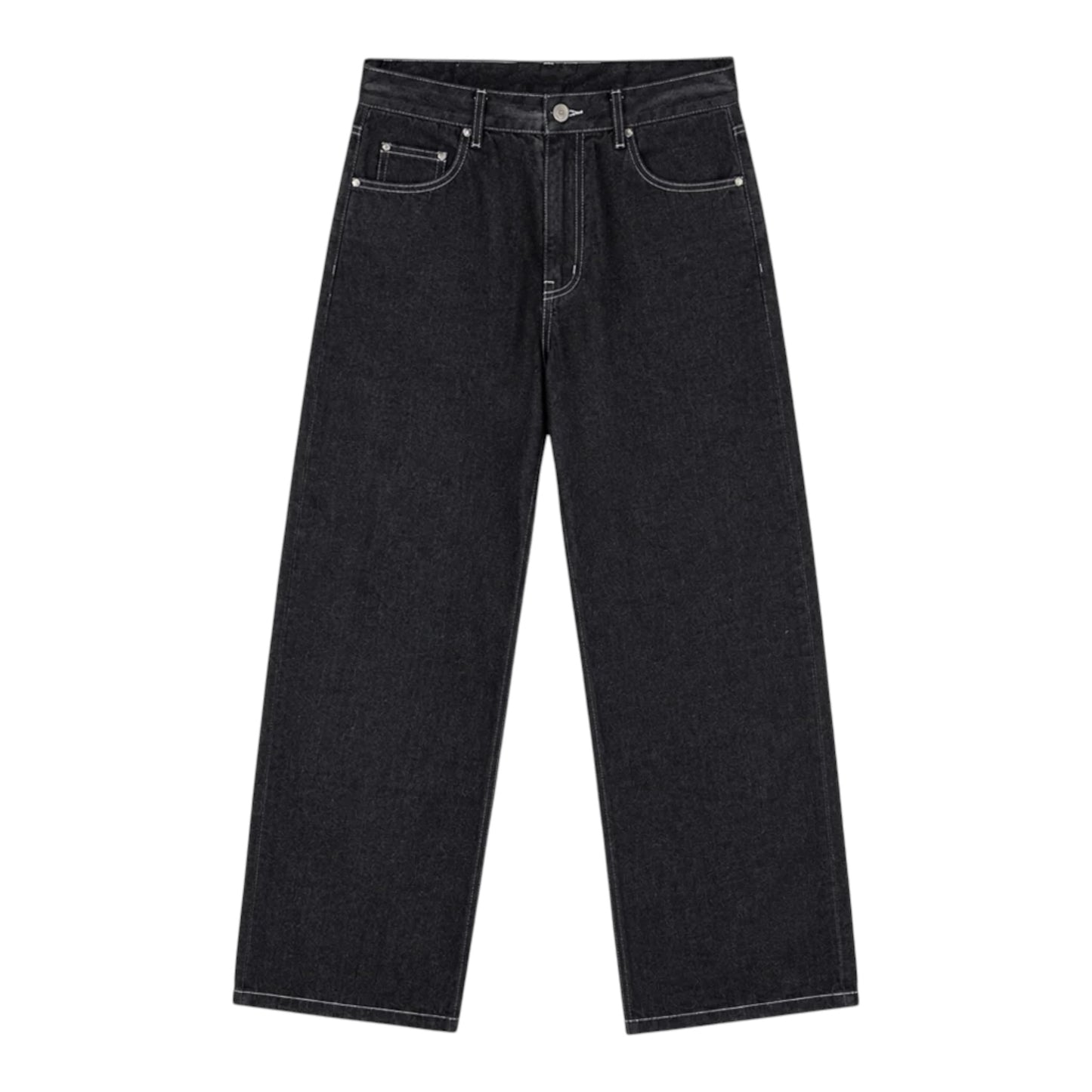 PIGNEO Rio Pant Raw Denim Negro