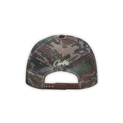Corteiz Island Digi Camo Logo Trucker