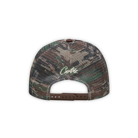Corteiz Island Digi Camo Logo Trucker