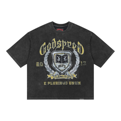 Godspeed Crest Black Tee