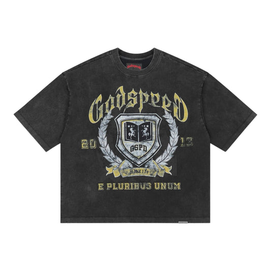 Godspeed Crest Black Tee