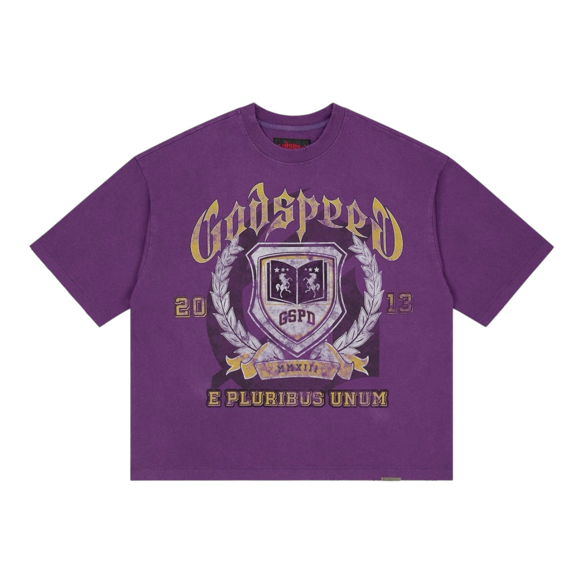 Godspeed Crest Purple Tee