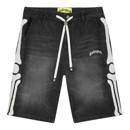 Godspeed Femur Denim Black Shorts