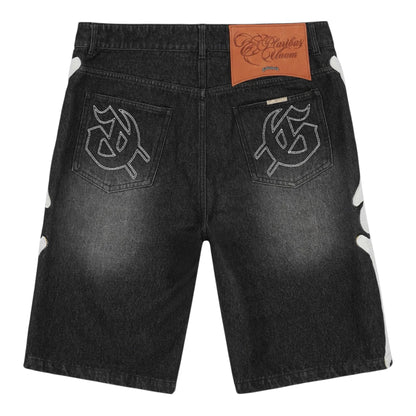 Godspeed Femur Denim Black Shorts